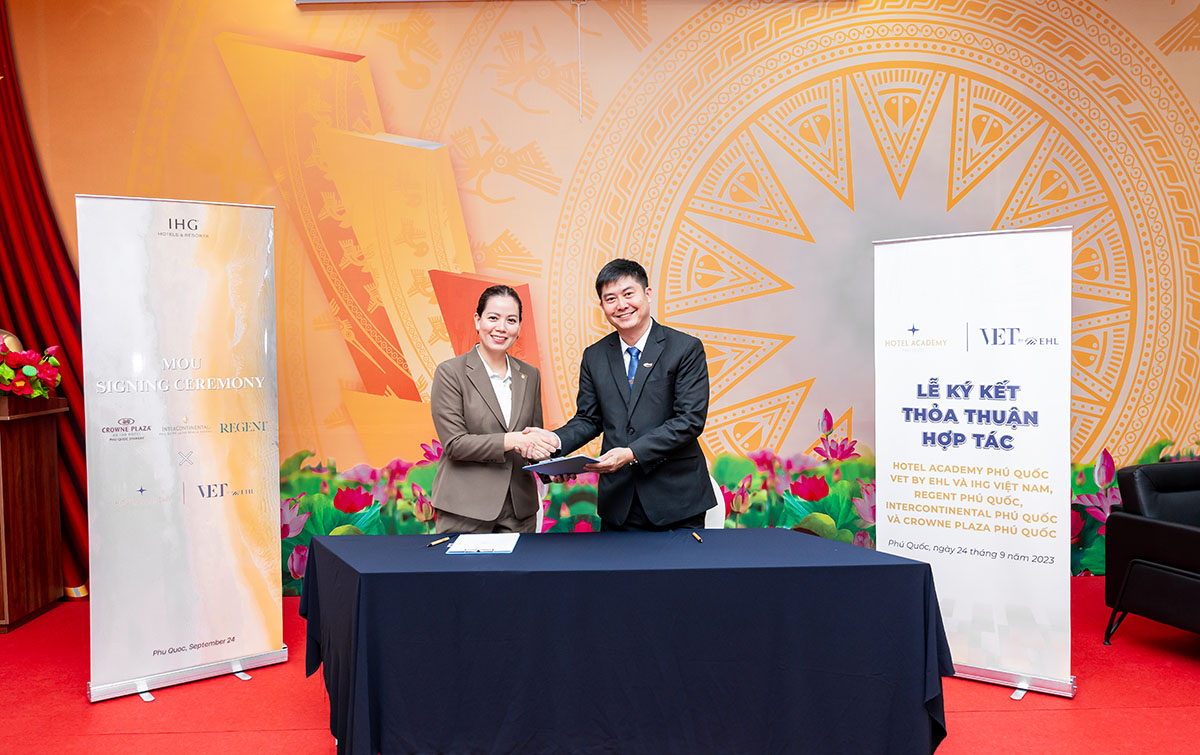 Hotel Academy (VET by EHL) ký kết thỏa thuận hợp tác với khách sạn Regent Phú Quốc