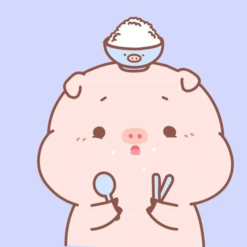 Heo chibi má hồng, biểu cảm ngộ nghĩnh trong phong cách chibi dễ thương